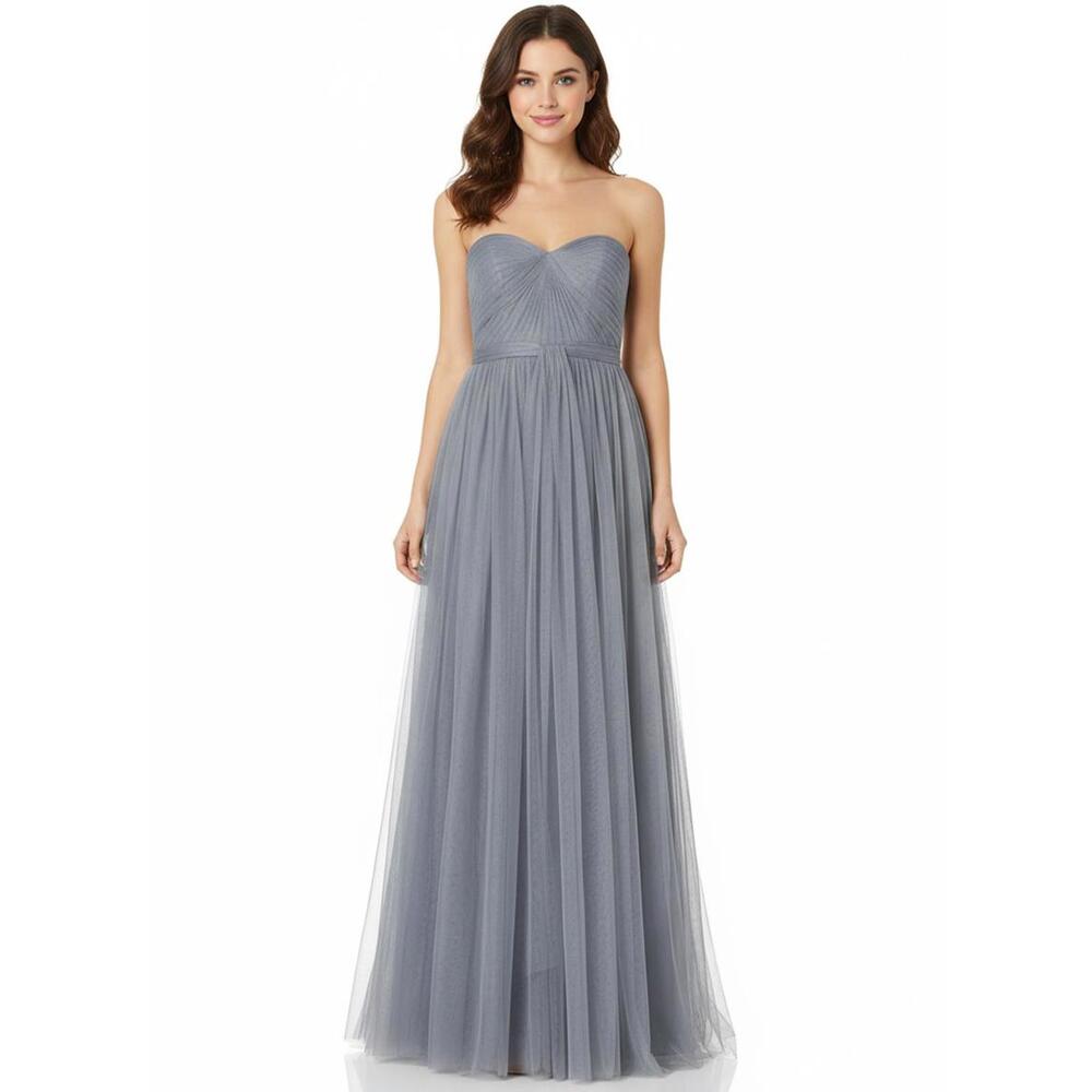 Jenny Yoo BHLDN - Annabelle Convertible Tulle Dress Ciel Blue - Size 4